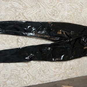 SPANX faux patent leggings